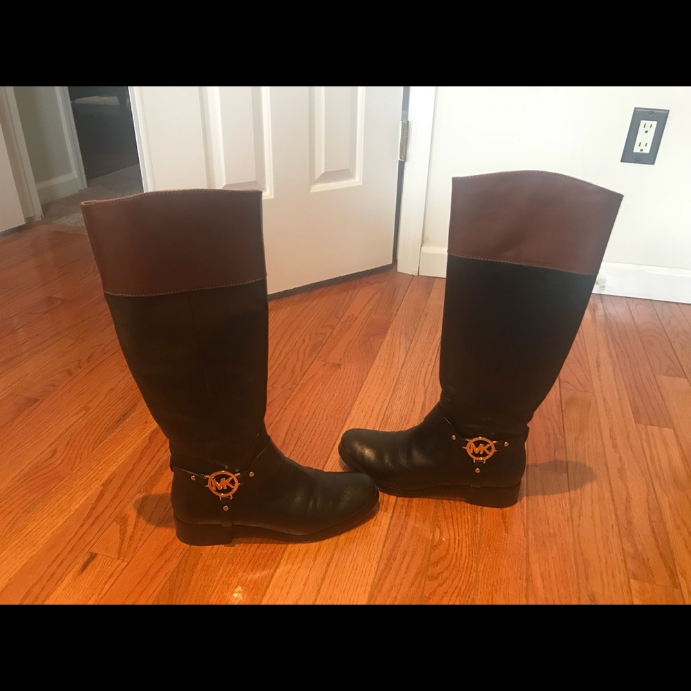 Michael Kors Fulton harness boots